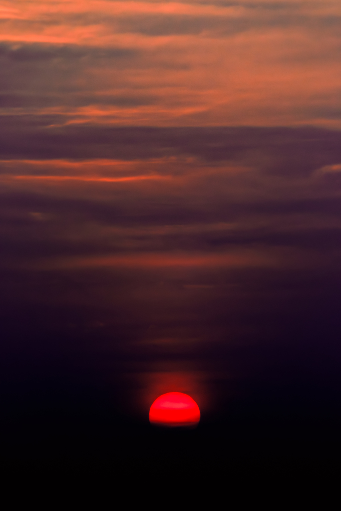 魂を叫ぶ夕陽