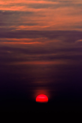 魂を叫ぶ夕陽
