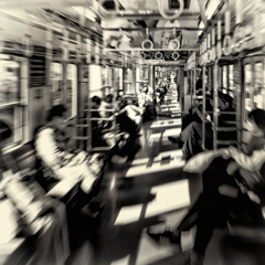 ブレ無い 車掌の仕事