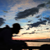 夕陽の爆走