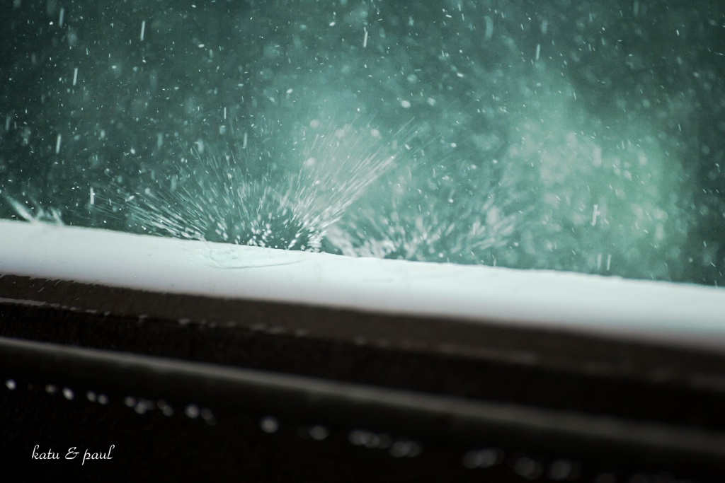 突然の雨