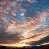秋・輝く雲