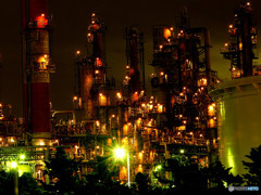 工場夜景