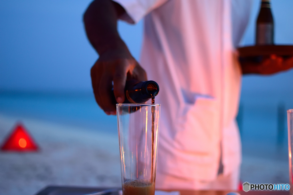Beer on the beach
