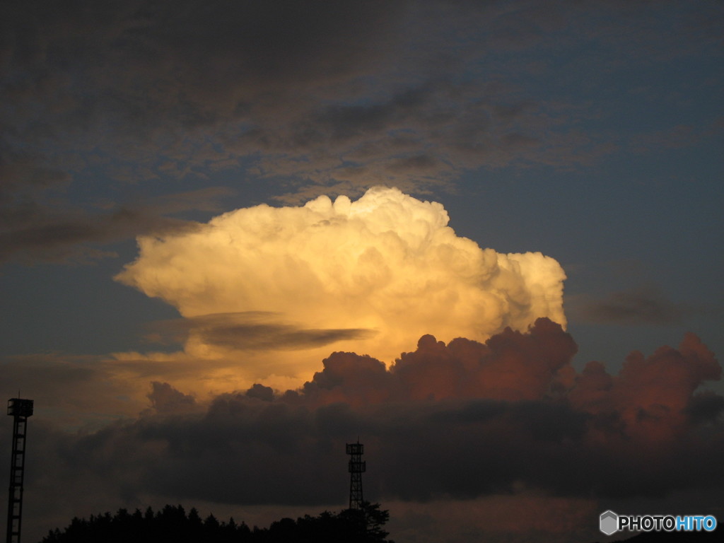 蒜山　積乱雲