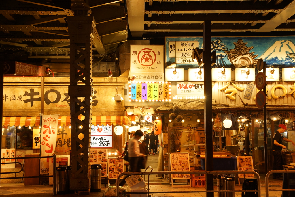 Night walk in Ginza and Shinbashi