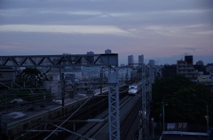 西馬込の夕日