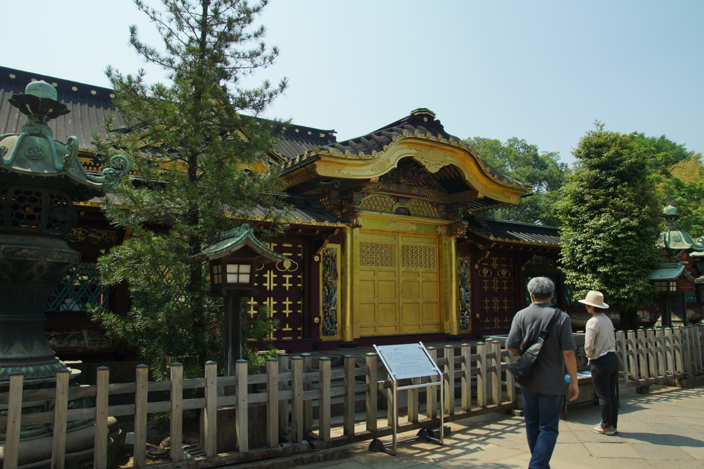 上野東照宮　金色の本殿