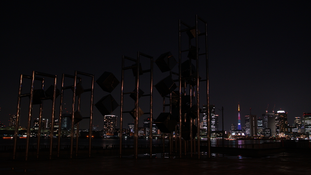 Tokyo bayside night cruising