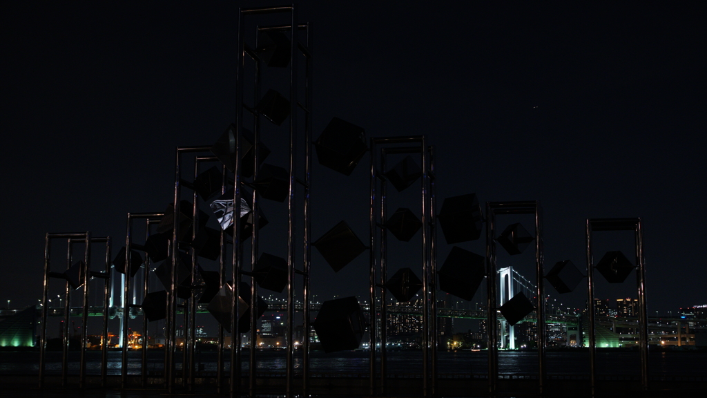 Tokyo bayside night cruising