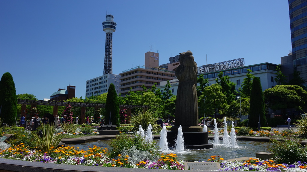 初夏の横浜　山下公園