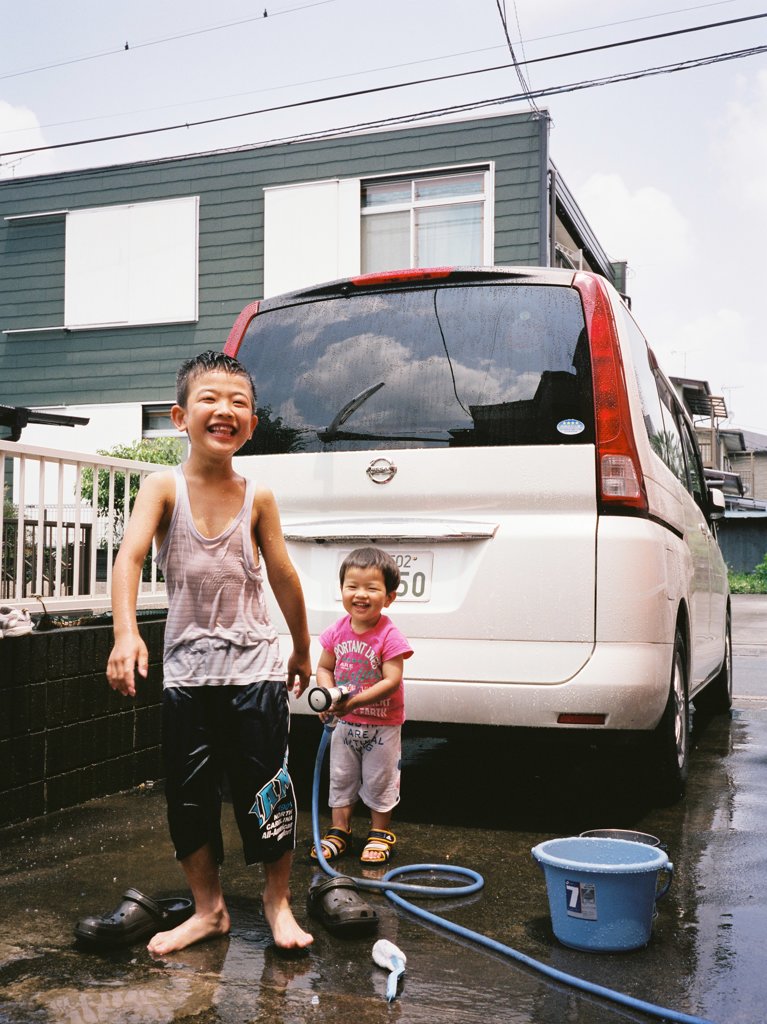 洗車のはずが・・・