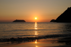 夕日
