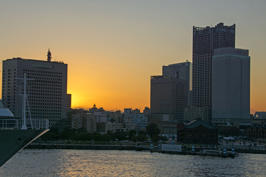 日没間近③
