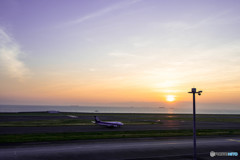 沈む夕日