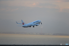JAL take off