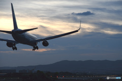 夕暮れ