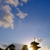 春の碧空