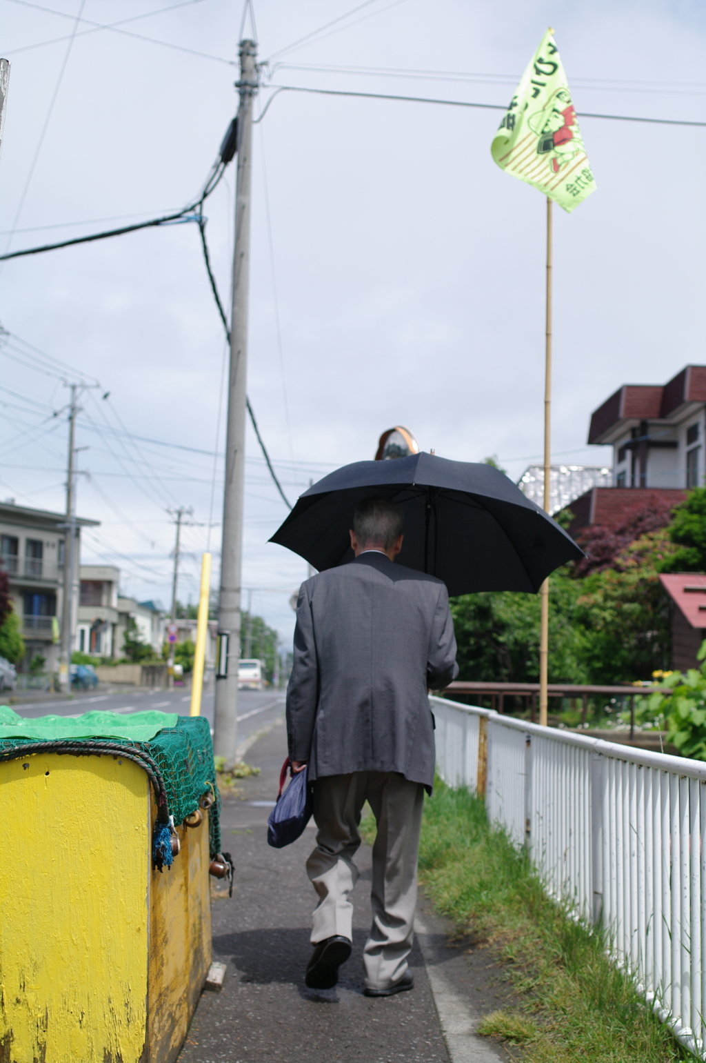 病院の帰り道