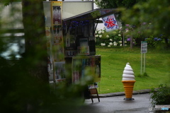 ソフトクリームか氷、食べたい