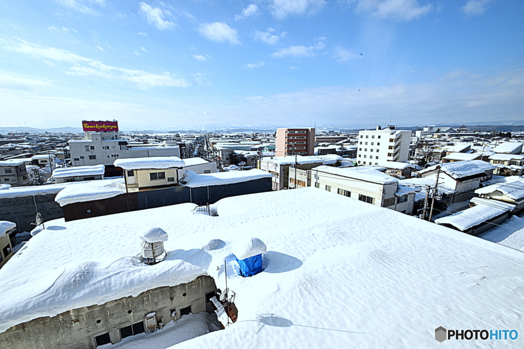 今日は 青空になりました