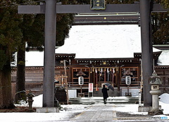 今朝の戸澤神社