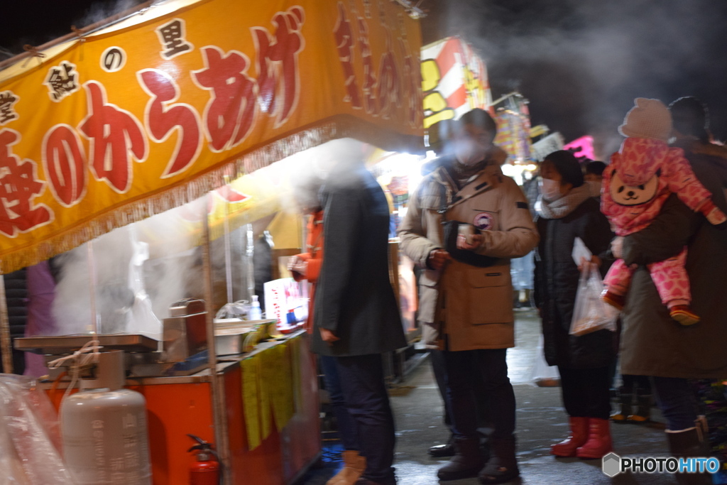 雪まつり・夜の屋台