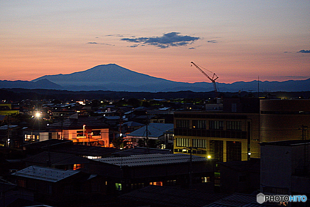 今夜の鳥海山