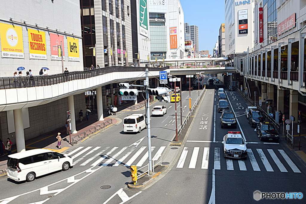 今日の駅周辺