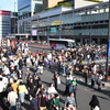 昨日の新宿駅前