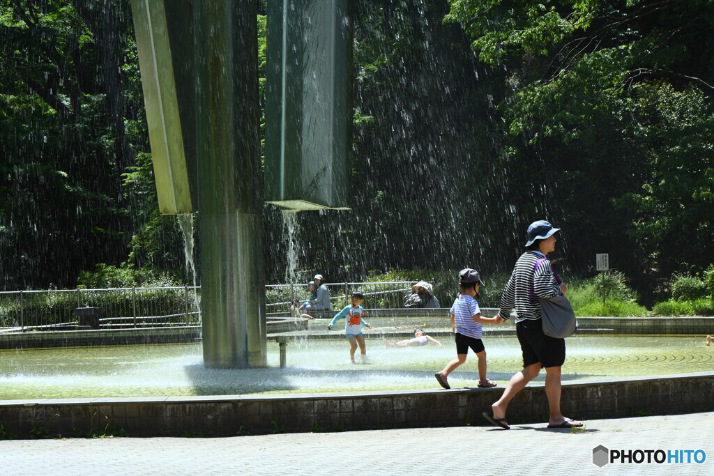 芹ヶ谷公園の噴水