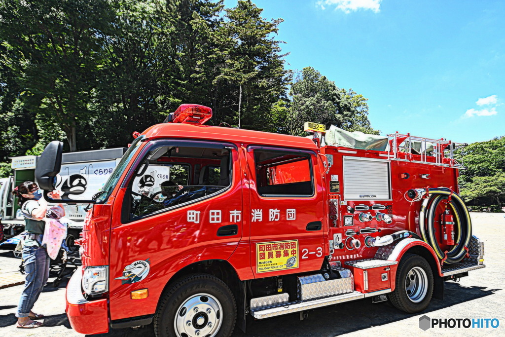 町田市役所で働く車大集合①