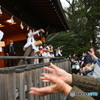 菅原神社の豆まき