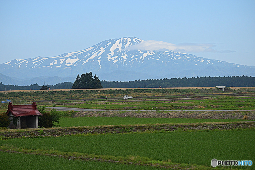 今朝の鳥海山
