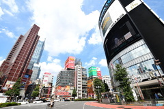 新宿には、背の高いビルが多く生えていました＾＾