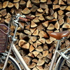 薪と自転車