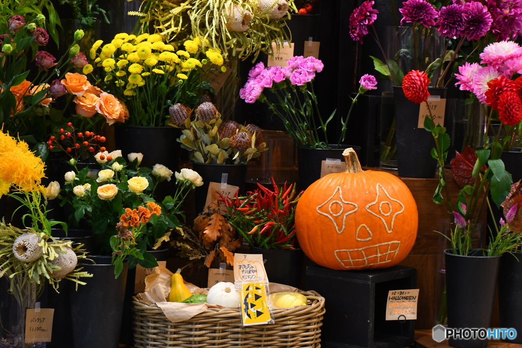 十月の お花屋さん