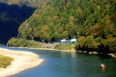 最上川舟下り（１０月２１日）