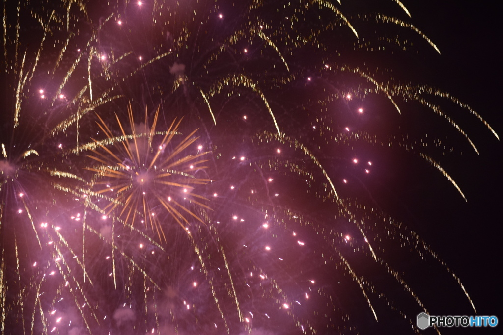 雪まつりの花火