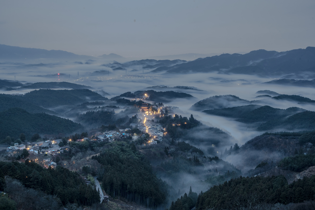 雲海の吉野山