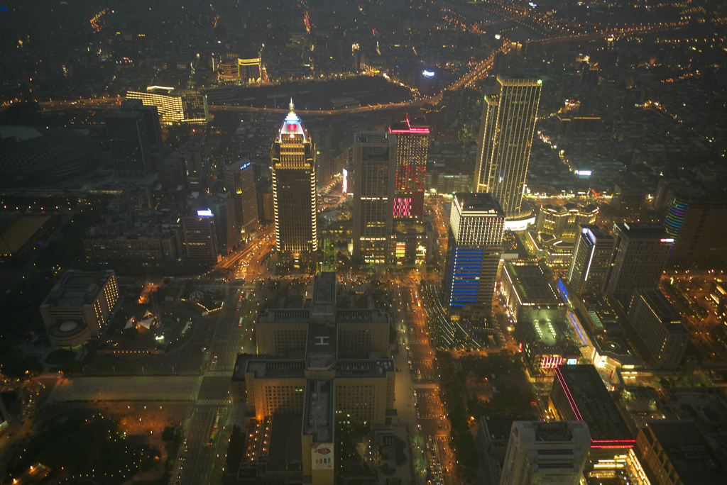 台北１０１からの夜景