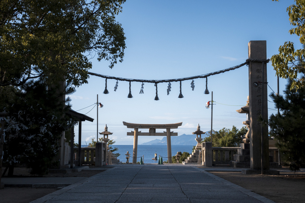晴天の瀬戸内海