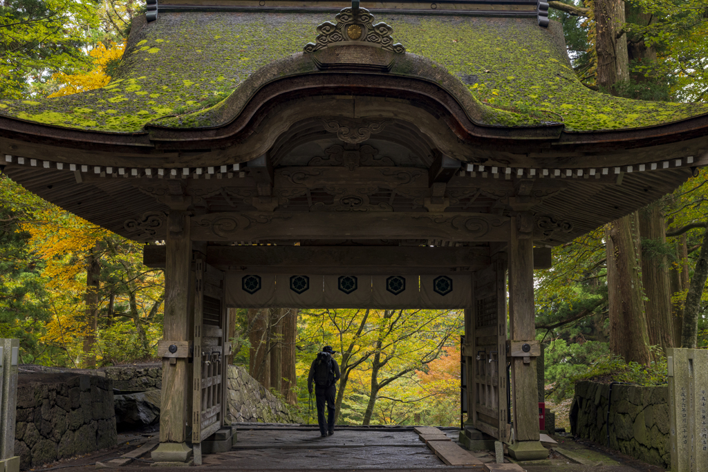 大山寺の紅葉