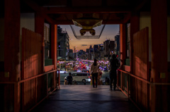 八坂神社からの夕景