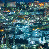 Factory night view