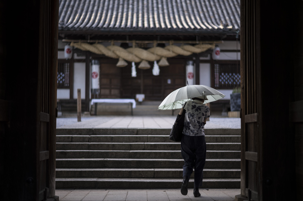 夏の阿智神社