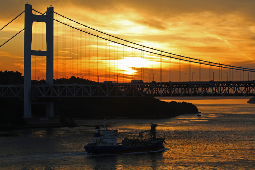 瀬戸の夕景