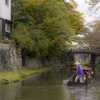 清秋の川舟流し