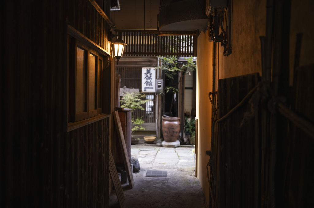 旅館の灯り