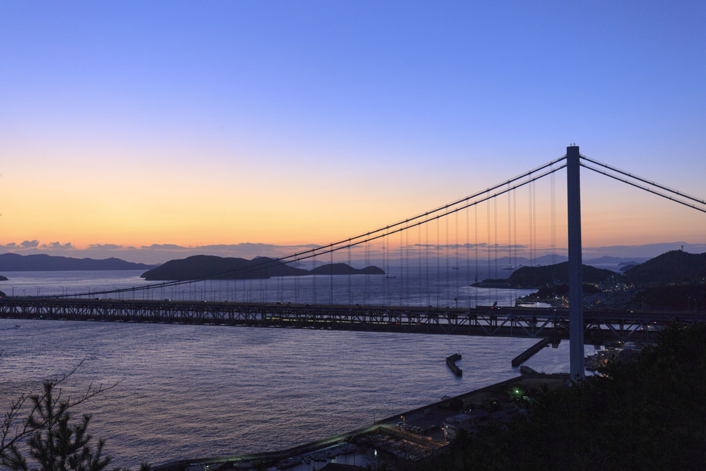 瀬戸内の夕景